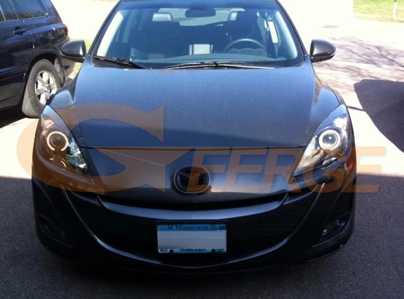 Для Mazda 3 mazda3 BL 2009 2010 2011 2012 2013 седан хэтчбек фар отличное ультра-яркая подсветка с холодным катодом(CCFL) Ангельские глазки комплект