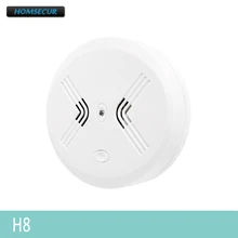 HOMSECUR 433MHz H8 Беспроводной датчик дыма 95dB для нашей домашней сигнализации
