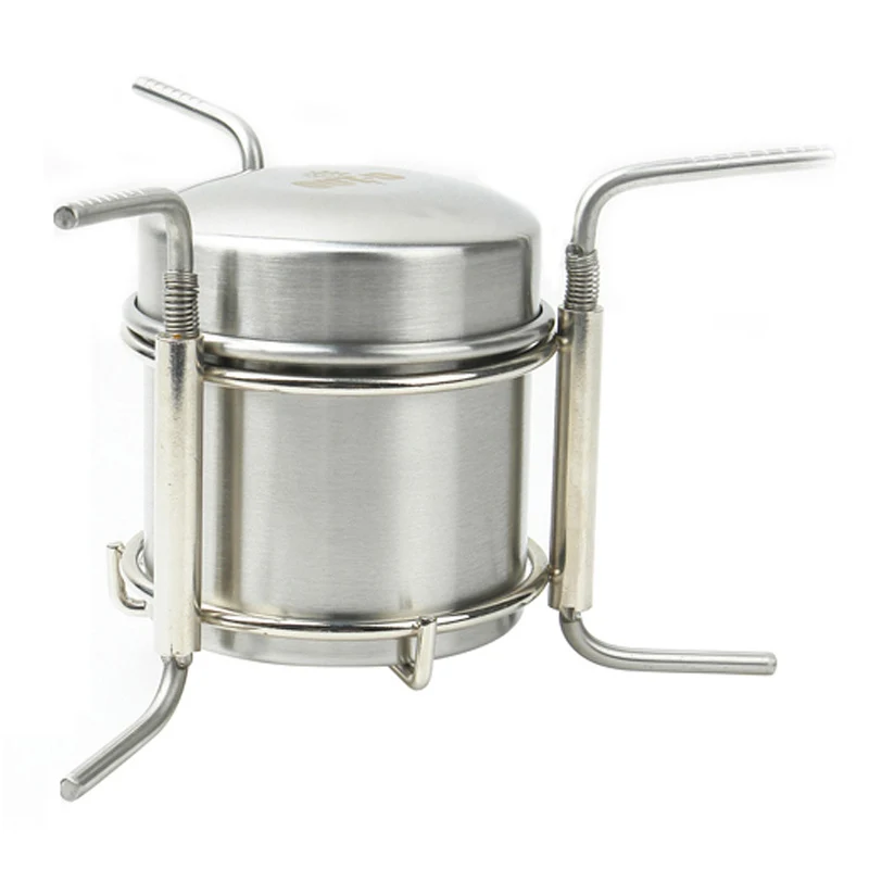 Buy Stainless Steel Mini Alcohol Stove Camping Alcohol