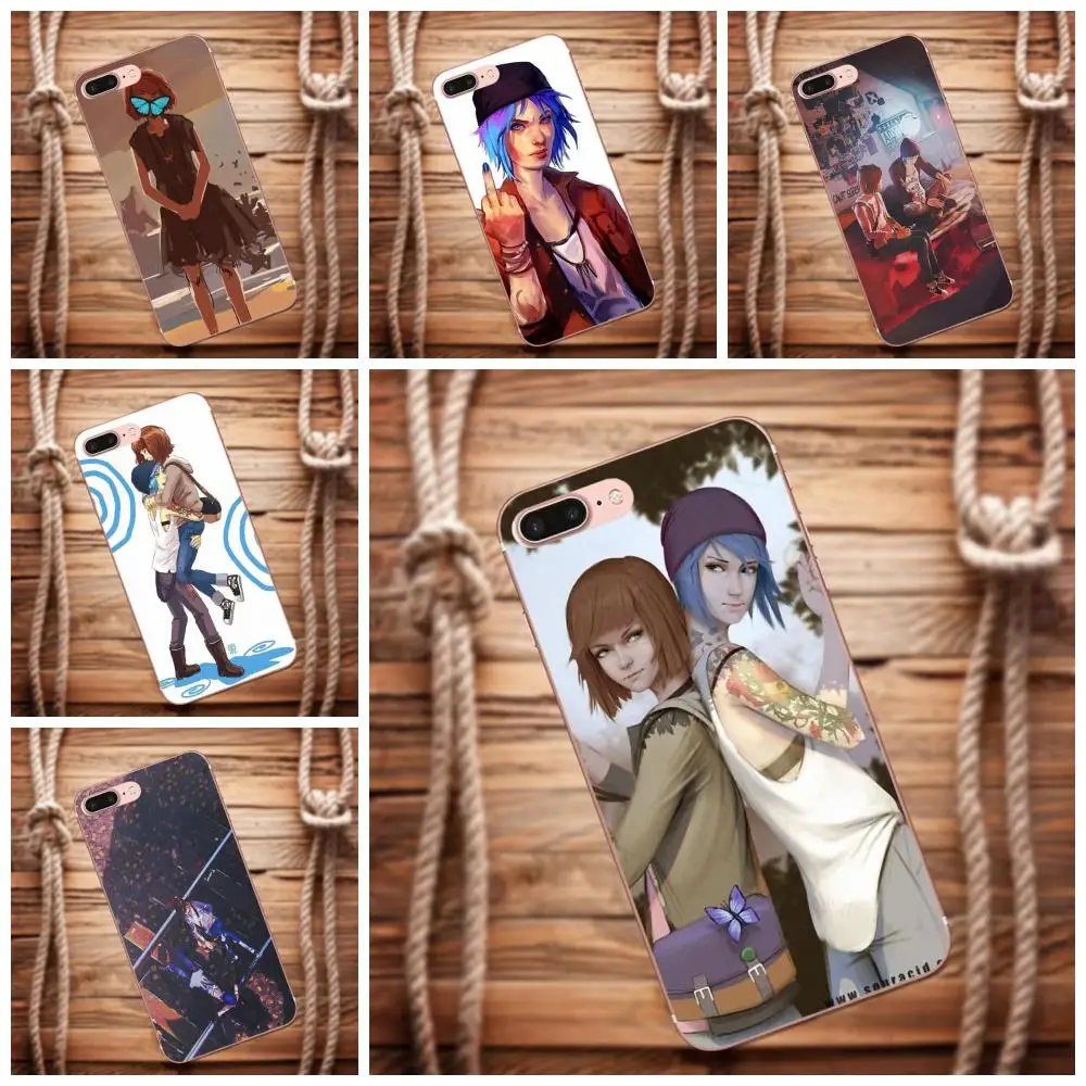 

Vvcqod Soft Case Coque Cover For Apple iPhone 4 4S 5 5C 5S SE 6 6S 7 8 Plus X For Moto G G2 G3 Max Caufield Life Is Strange