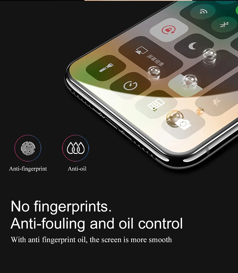 Lenuo 3D Закаленное стекло Защитная для iPhone X полная защитная пленка для экрана изогнутая Олеофобная