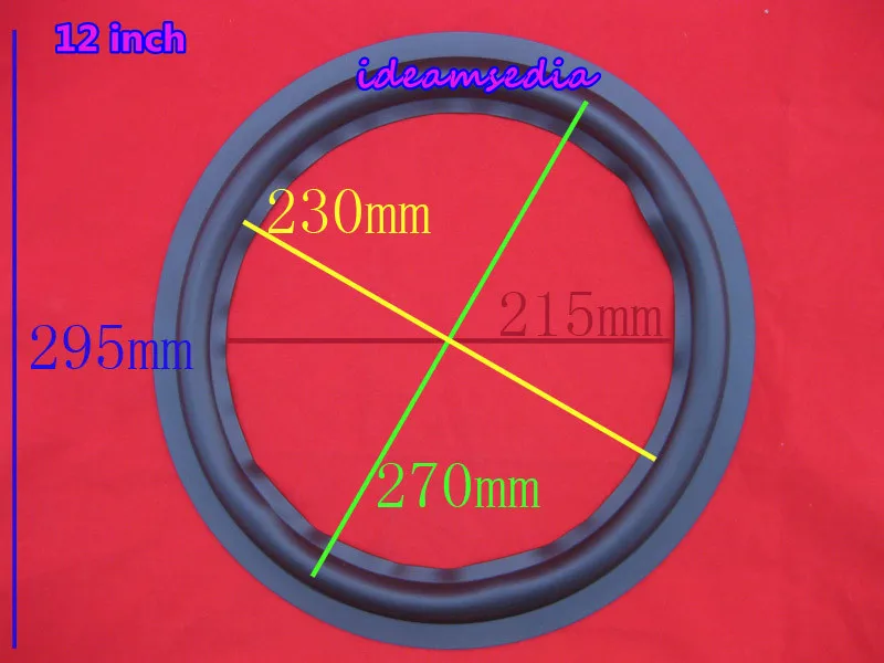 20 шт 1" 12-дюймовый ремонт сабвуфера/бас громкий динамик/динамик Резина окружает(295 мм/270 мм/230 мм/215 мм