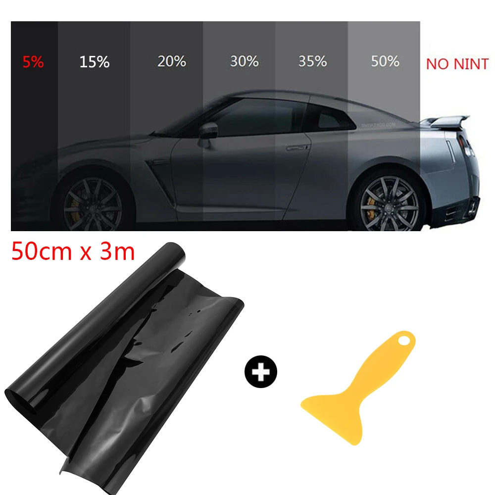 car window tint film black 20/% 20/"x25/'