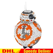 LELE 35020 MOC Star Wars Ultimate Коллекционная модель робота BB8 Конструкторы кирпичи Горячие LPings игрушки Детский подарок