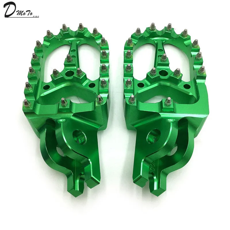 Заготовка MX широкие подножки педали для KLX KXF KLX450R KXF250 KX250F KXF450 KX450F мотоцикл