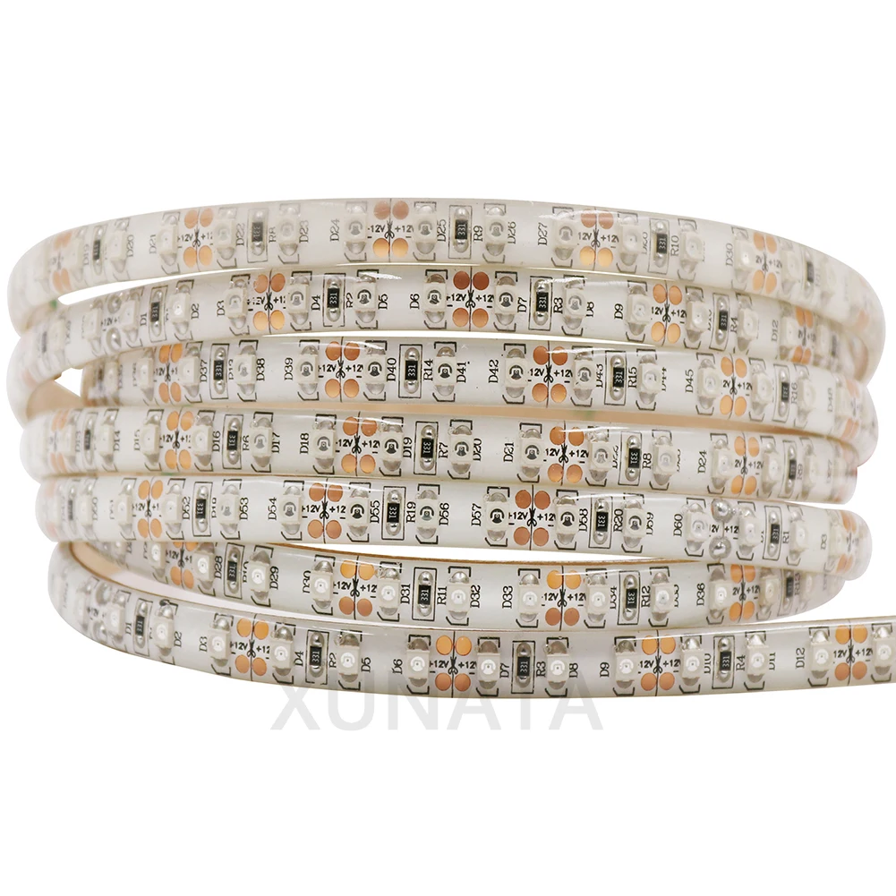 12 В постоянного тока 5050 3528 SMD Светодиодная лампа оранжевый 60 светодиодов/м 120 IP21 IP65