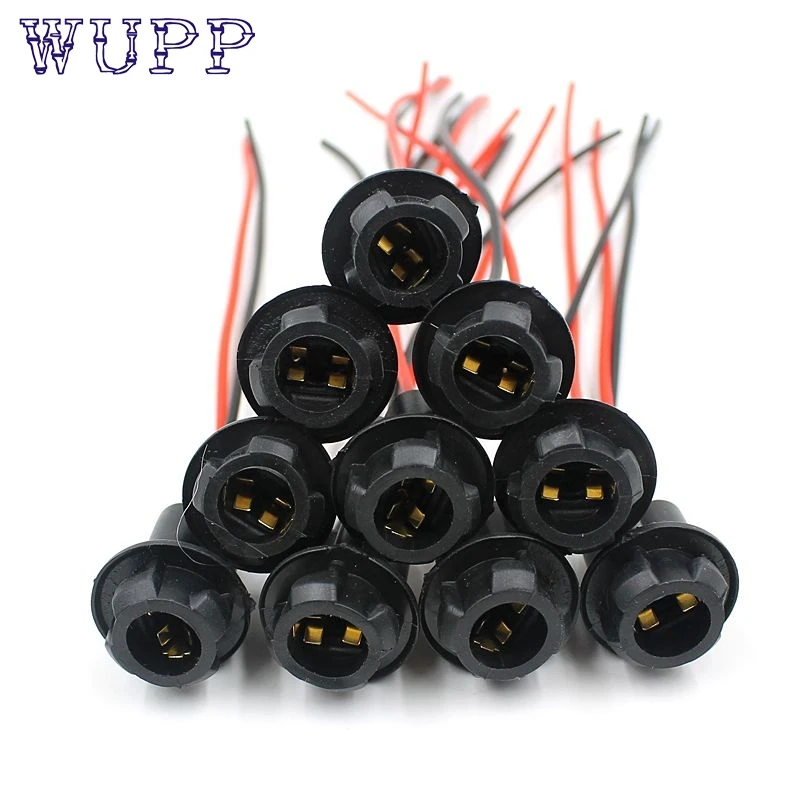 Kongyide 10x T10 5050 Car Auto Socket Connector Extension LED Light