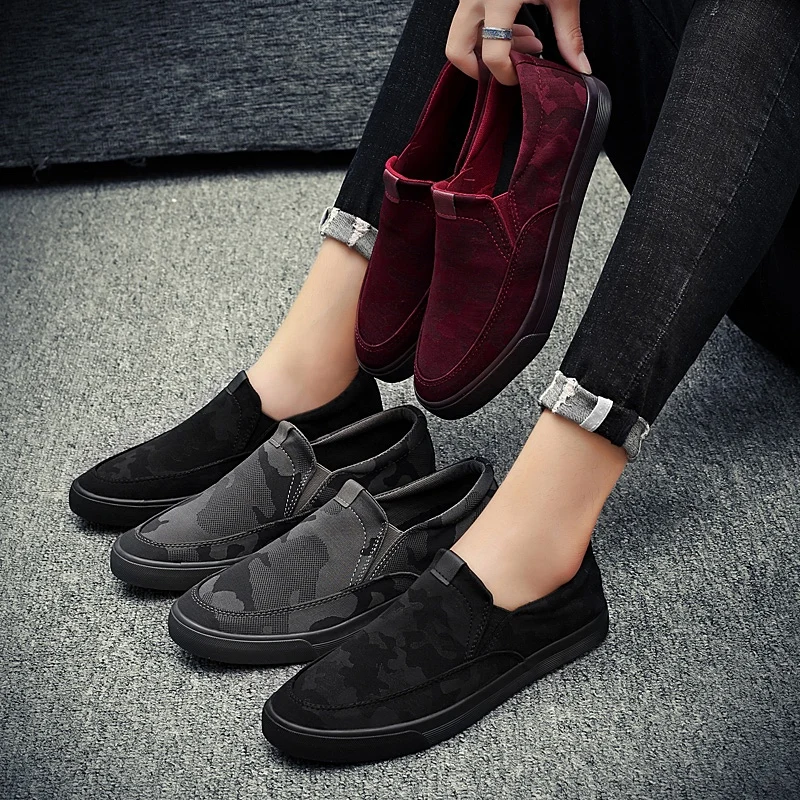 Fashion Man Casual Shoes Black Wine Red Male Loafers Adult Spring Autumn Mens Slip On Shoes Rubber Bottom Walking Shoes цена Fashion Man Casual Shoes Black Wine Red Male Loafers Adult Spring Autumn Mens Slip On Shoes Rubber Bottom Walking Shoes цены онлайн