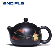 230 мл подлинный исинский чайник персиковый чайник Си Ши китайский здоровье фиолетовый глина мастер ручной работы чайный набор кунг-фу Zisha Чайник Чайная посуда