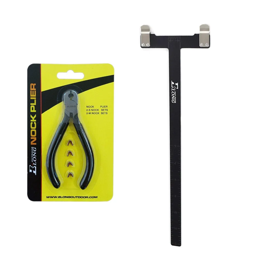 

Turning Kit Set Brass Knock Nocking Pliers with T Bow Square Archery Recurve Bow Outdoor Measure Tool Free Shipping
