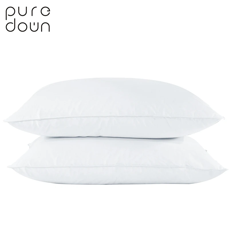 

Puredown Cotton Sleeping Pillow Home Textile goose down white Pillow Memory Pillow Neck Health cotton pillow