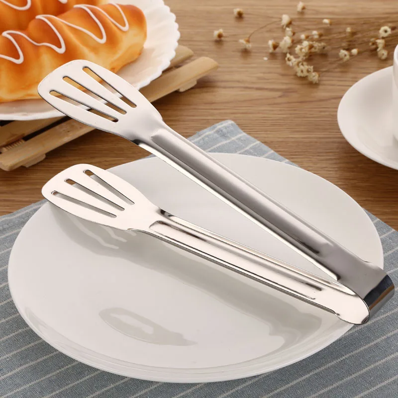 

Stainless steel food clip for barbecue , bread , carbon , steak , meat , fruit kitchen gadget
