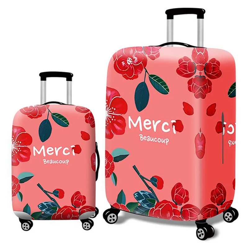 travel trolley luggage case suitcase elastic protective cover travel accessories for 18-32 inch luggage cover Dust suitcase case