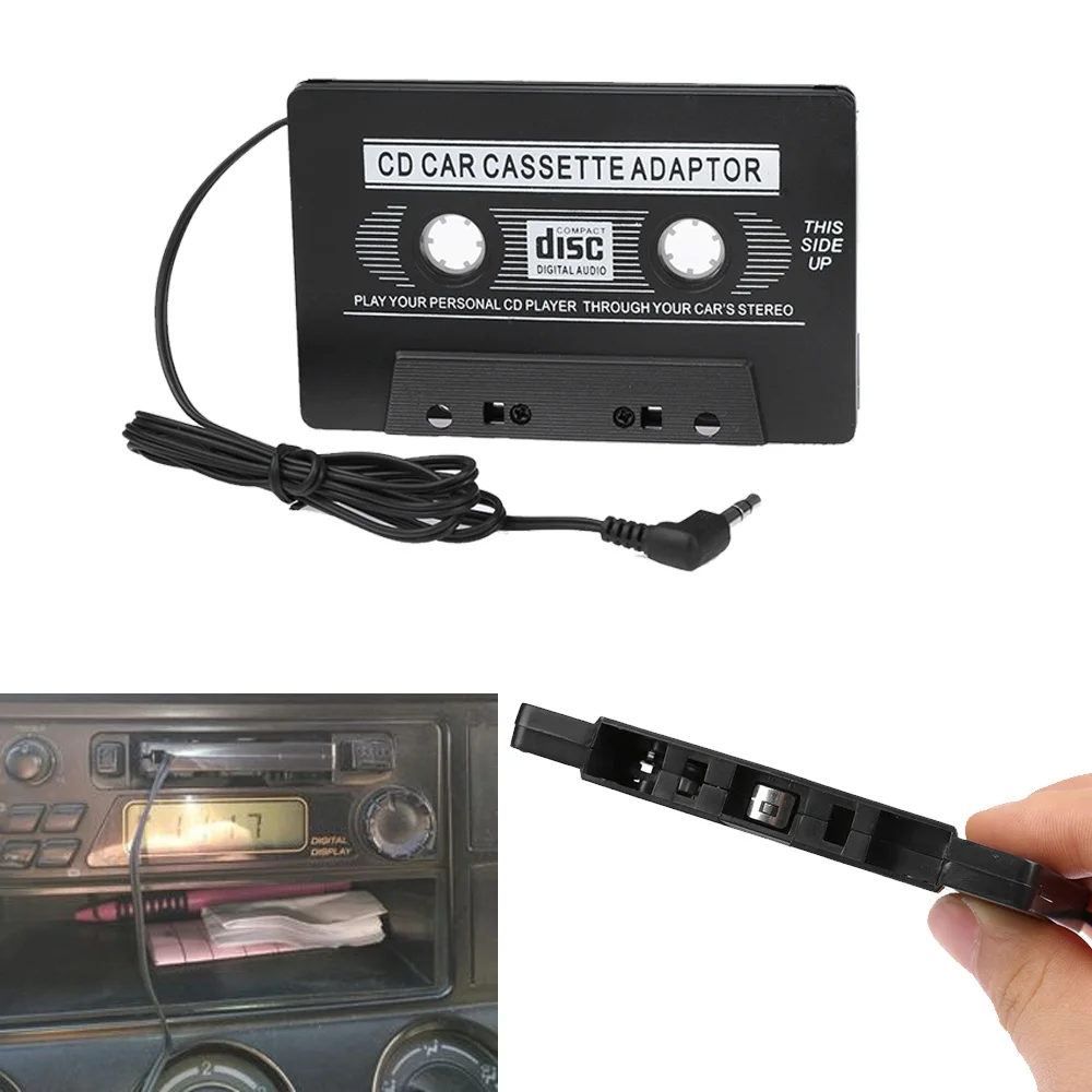 1 шт. 3,5 мм для iPhone для iPod MP3 аудиопроигрыватель автомобильный адаптер стереокассета