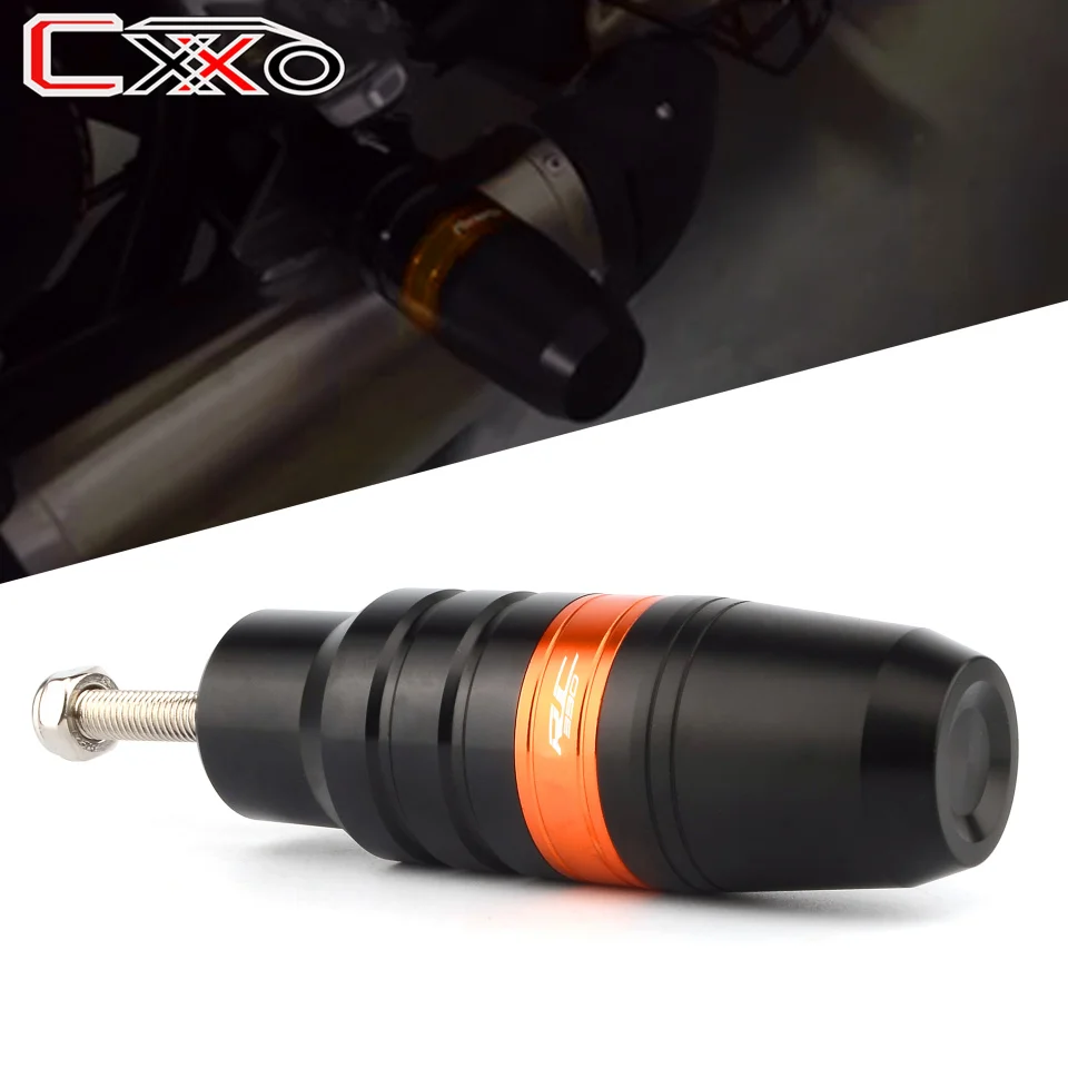 

For KTM RC390 RC 390 2017 2018 Motorcycle Accessories high quality CNC Frame Crash Pads Exhaust Sliders Crash Protector