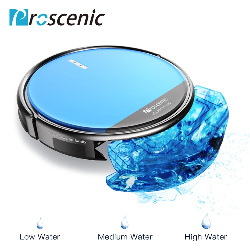 Proscenic 811GB Wifi робот пылесос для пола пыли авто уборки ковры животных волос щетка