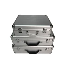 1 шт., алюминиевый ящик для инструментов, переносной кейс для инструмента, чехол для хранения, защитный чехол, оборудование, чехол для инструмента, ящик для хранения файлов с замком