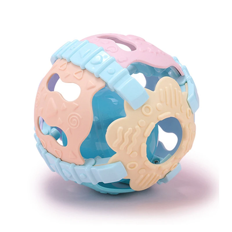 

Baby Silicone Teething Toy Hand Pinch Soft Rubber Perception Teether Ball Teethers Baby & Toddler Toys