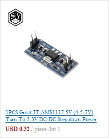1 шт мини DC-DC 12-24 В до 5 В пост 3A Шаг вниз Питание модуль Напряжение понижающий преобразователь Регулируемый 97.5% 1,8 V 2,5 V 3,3 V 5V 9V 12V