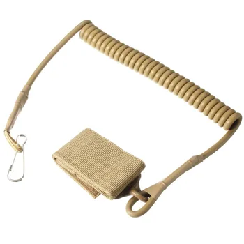 

Quick Release Shooting Hunting Strap Army Combat Gear Airsoft Tactical Single Point Pistol Handgun Spring Lanyard Sling 37-0020