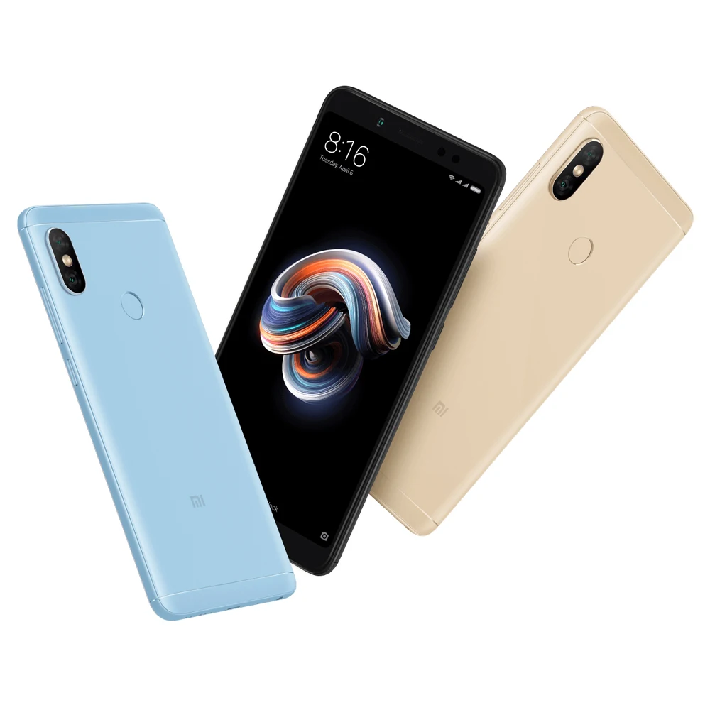 Глобальная версия Xiaomi Redmi Note 5 4 GB 64 99 &quotполный экран Двойная камера мобильный