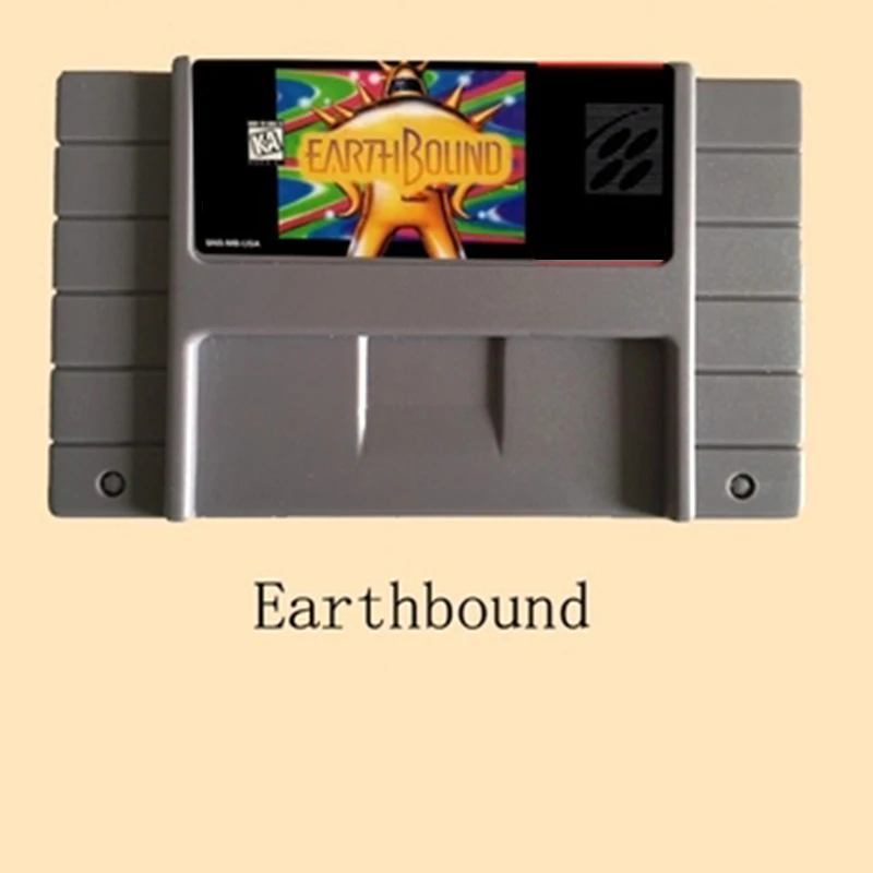 Большая серая игровая карта earthbinding 16 Bit для игроков NTSC | Электроника