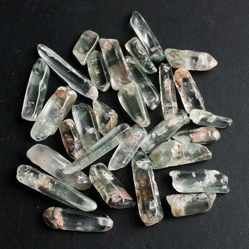 

100g Natural Hot Sale Green Phantom Healing Natural Crystal Specimen Decoration Natural Stones and Minerals