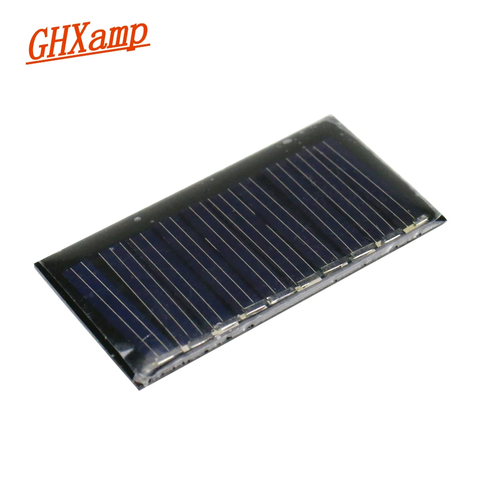 

GHXAMP Solar Panel 5V 0.125W Mini Solar System DIY For Battery Cell Phone Chargers 45x25mm Solar Cell 1PC