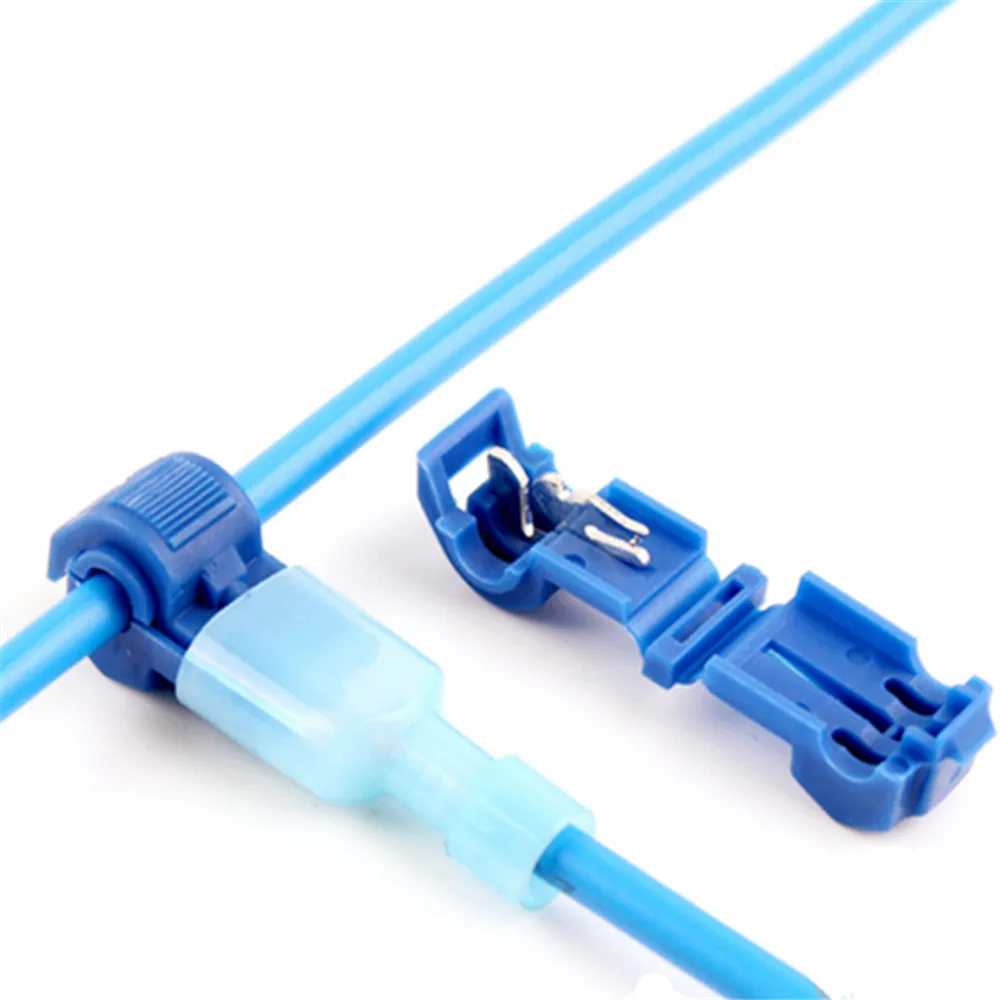 16 14 AWG Scotch Lock Electrical Cable Connectors Quick Splice Lock