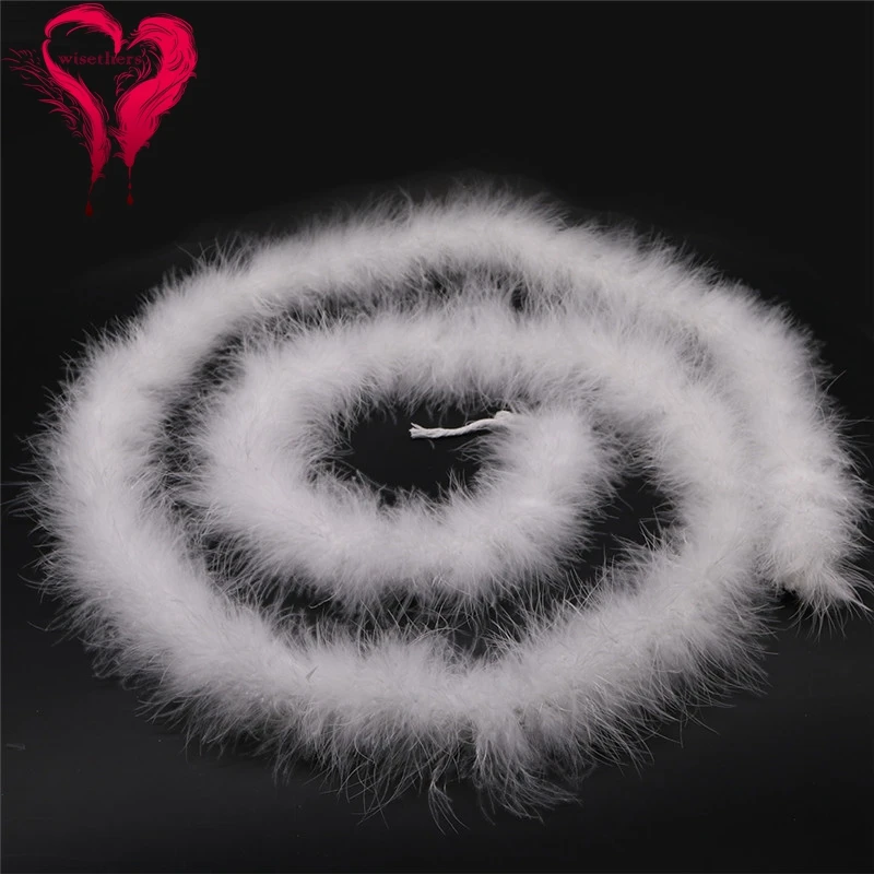 white marabou feather boa 1