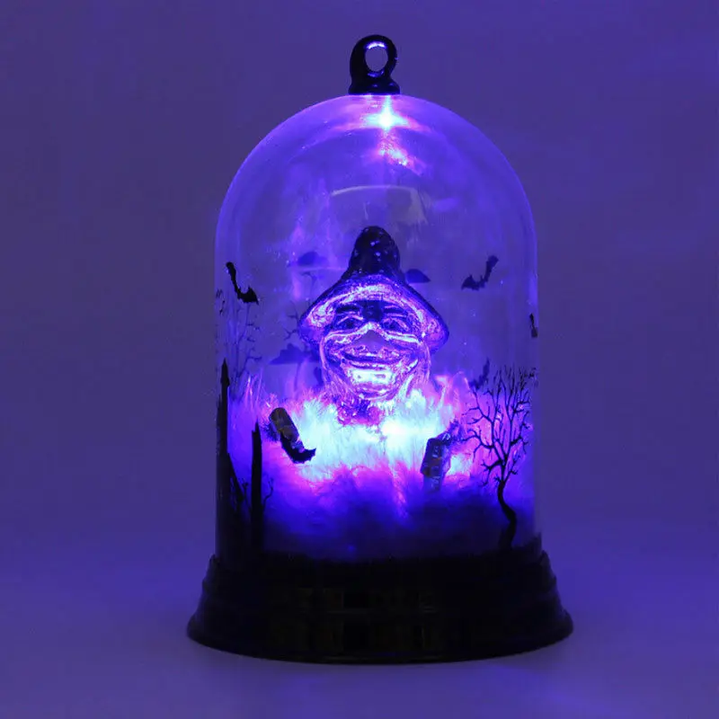 Стиль, винтажный креативный светильник на Хэллоуин, подвесные украшения для вечеринки, фонарь, подарок, подвесной светильник - Цвет: Purple witch