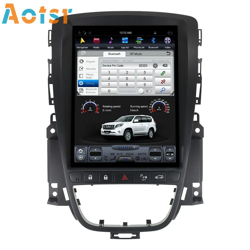 Discount Quad Core Android 6.0 car multimedia player for OPEL ASTRA J 2010 2011 2012 2013 gps radio sat NAVI head units wifi auto stereo 7