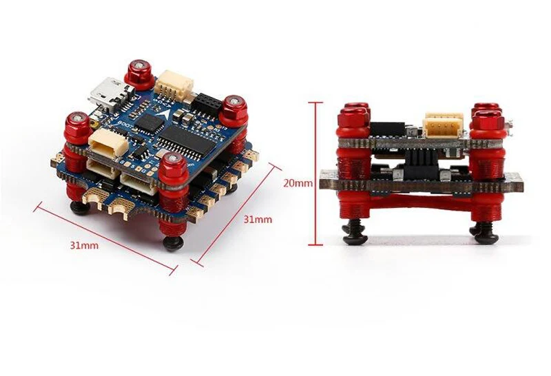 4-в-1 succex F4 мини игровые Джойстики+ 35A Blheli_32 2-6S ESC+ 5,8G 25/100/200 мВт Smartaudio VTX 2 3 слоя летать башня для FPV RC