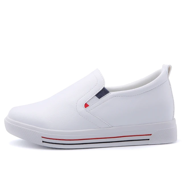 Buy Fashion Leather Women Flats White Non slip Wear