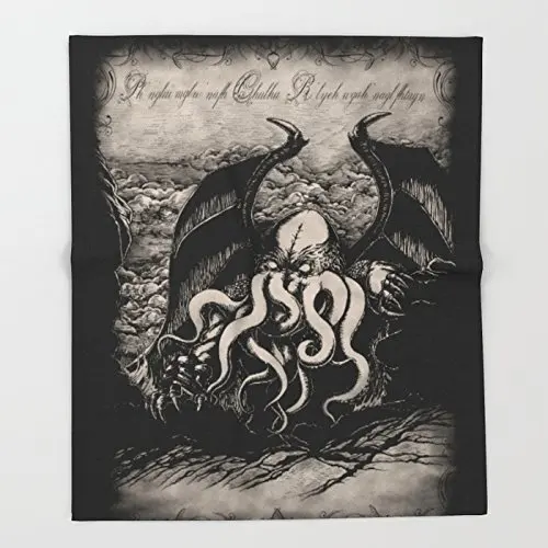 

The Rise of Great Cthulhu Throw Blankets 88" x 104" Blanket