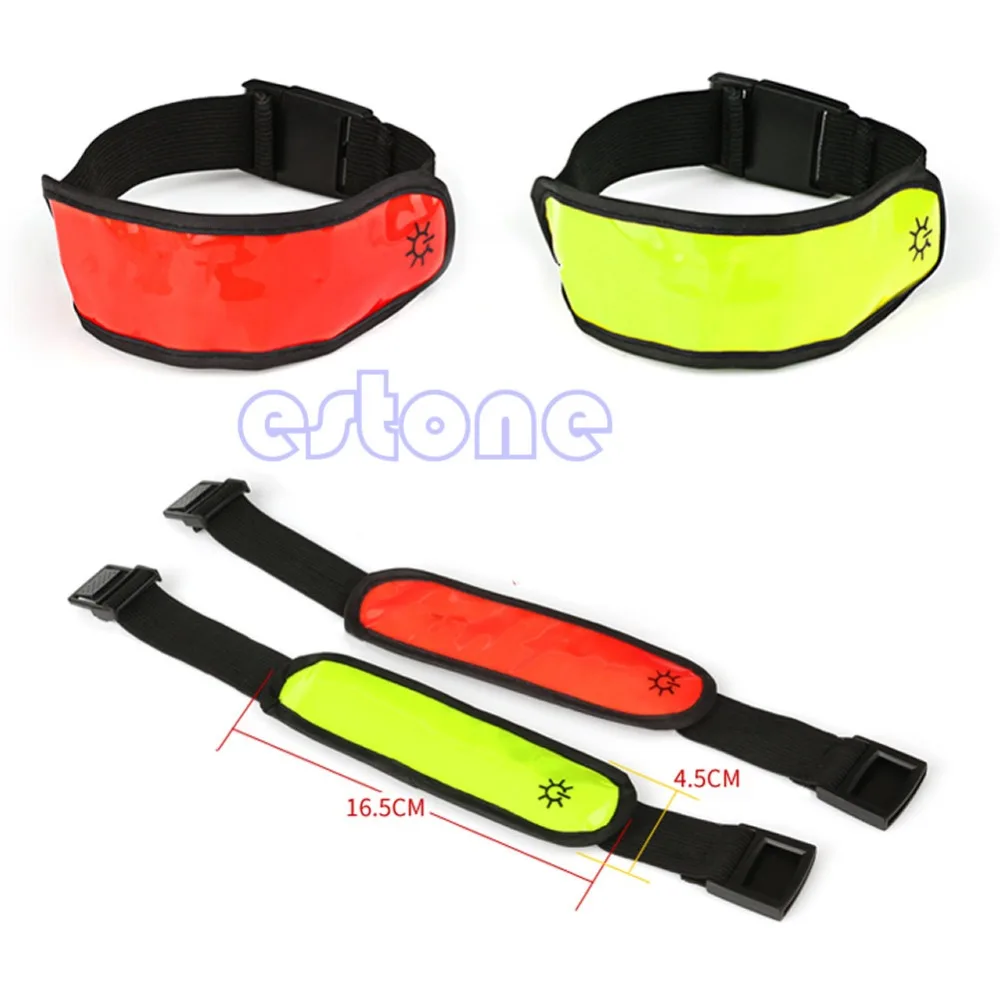 Novelty Night LED Safety Reflective Arm Band Belt For Strap Outdoor