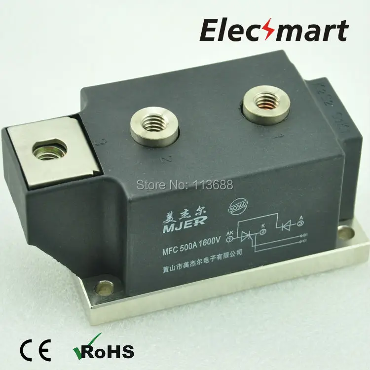 

THYRISTOR-DIODE MODULE MFC500A 1600V half thyristor