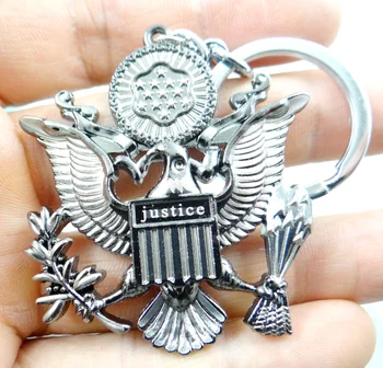 

Fashion Creative alloy Key Chain Ring Keyring Silver Peace Dove Pendants Gift Tool Men Car Accessories 1PC