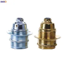 IWHD Алюминий Soquete E27 лампочки держатель для подвесной Винтаж Ретро установки E14 разъем E27 держатель для лампы Патрон UL CE