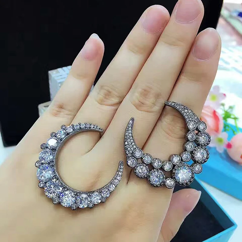Женские круглые серьги кольца YAN MEI ювелирные украшения для вечерние с фианитом