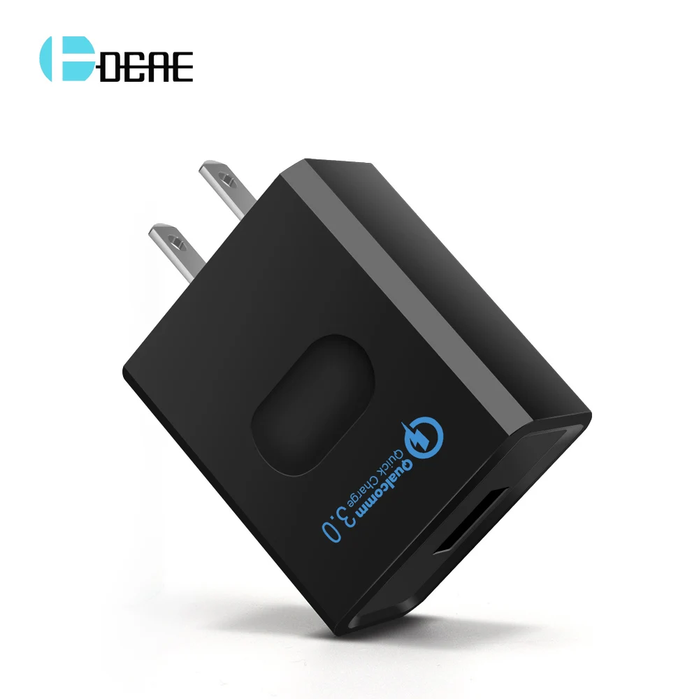 

DCAE Quick Charge 3.0 USB Charger QC3.0 Universal Mobile Phone Charger for iPhone Xiaomi Tablet iPad EU US AU UK Fast Charging