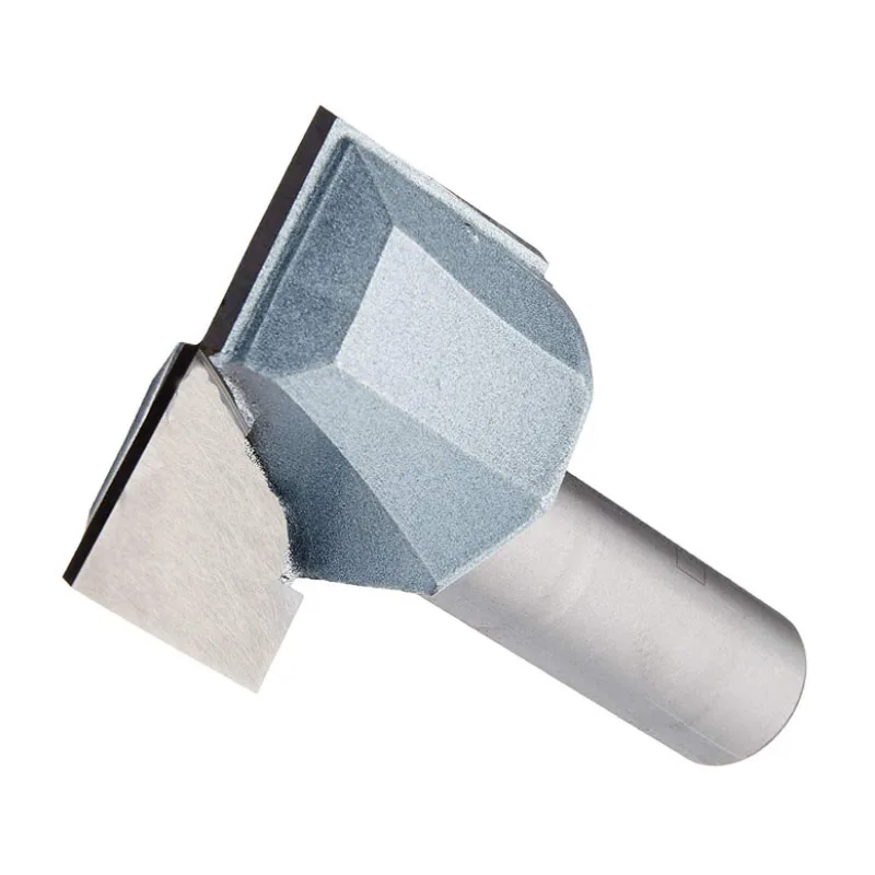 

1/2" Shank 1-3/8" Cutting Diameter Table Top Surface Planing Straight Shank Cleaning Bottom Router Bit Cutter Wood Cutting Tool