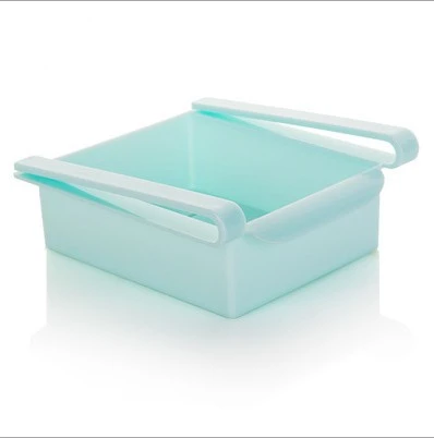Семейный ящик для хранения холодильника, стеллаж для хранения, ящик для кухни, аксессуары для кухни, подвесной органайзер, 15,5x16,5x7 см - Цвет: B