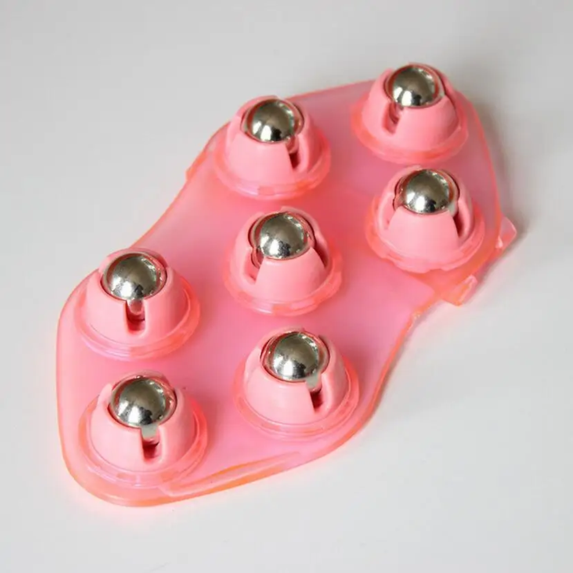 1pcs Handheld 360 Degree 7 Piece Steel Ball Roller Slimming Body