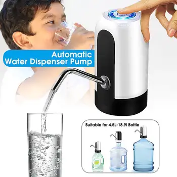 

USB Charge Electric Water Dispenser Portable Gallon Drinking Bottle Switch Smart Wireless Water Pump Water Treatment Appliances