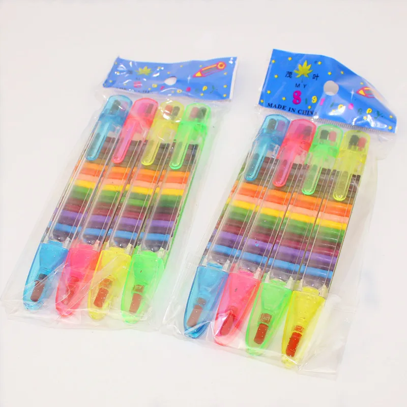 Children Painting Toys 20 Colors Wax Crayon Baby Funny Creative Educational Oil Pastels Kids Graffiti Pen Drawing Tools Art Gift