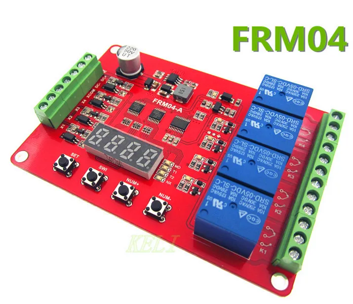 new FRM04 / four multi function relay module delay lock cycle time | Компьютеры и офис