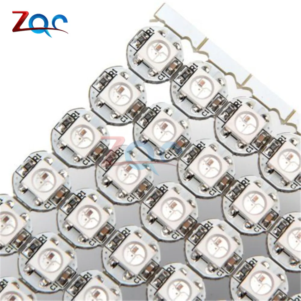 10Pcs DC 5V 3MM x 10MM WS2812B SMD RGB LED Mini PCB Board 5050 Chip Built-in IC-WS2812 Top Quality