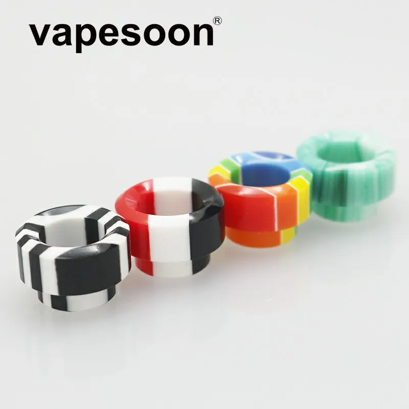 

Oringinal VapeSoon 810 528 Resin Drip Tip For Kennedy MANTA Reload Kylin Mini Triple 28 RTA etc Retail Package