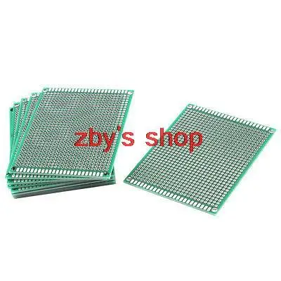 

10 Pcs Doul Side Universal PCB Circuit Board 70mm x 90mm Widely Used